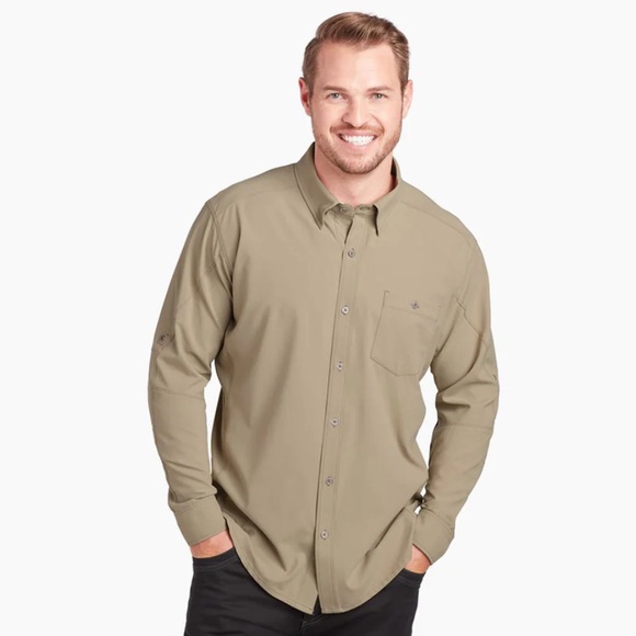 Kuhl Other - KUHL Men’s Khaki Bandit Long Sleeve Button Shirt Size XL